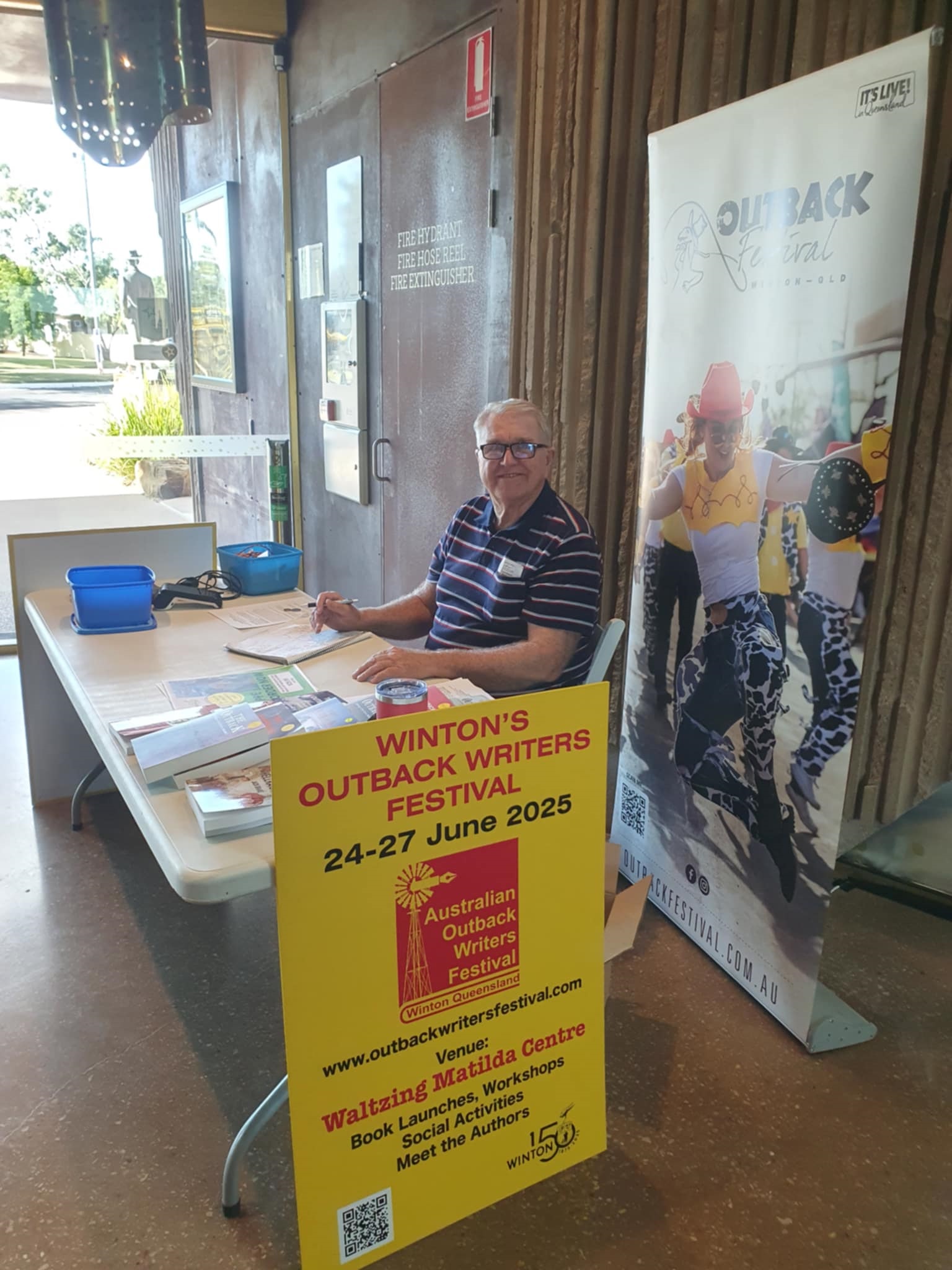 Outback Writers Festival 2025 President Jeff Close