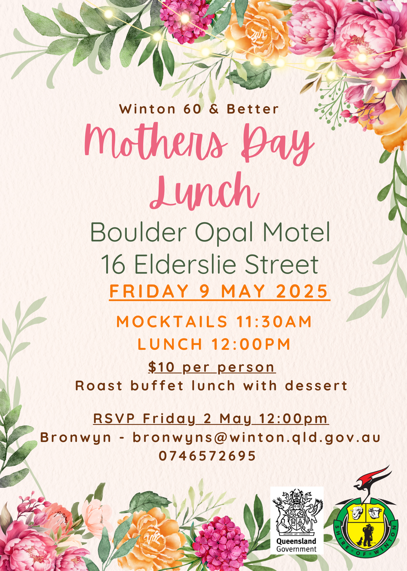 60 and Better Mother's Day Lunch 2025