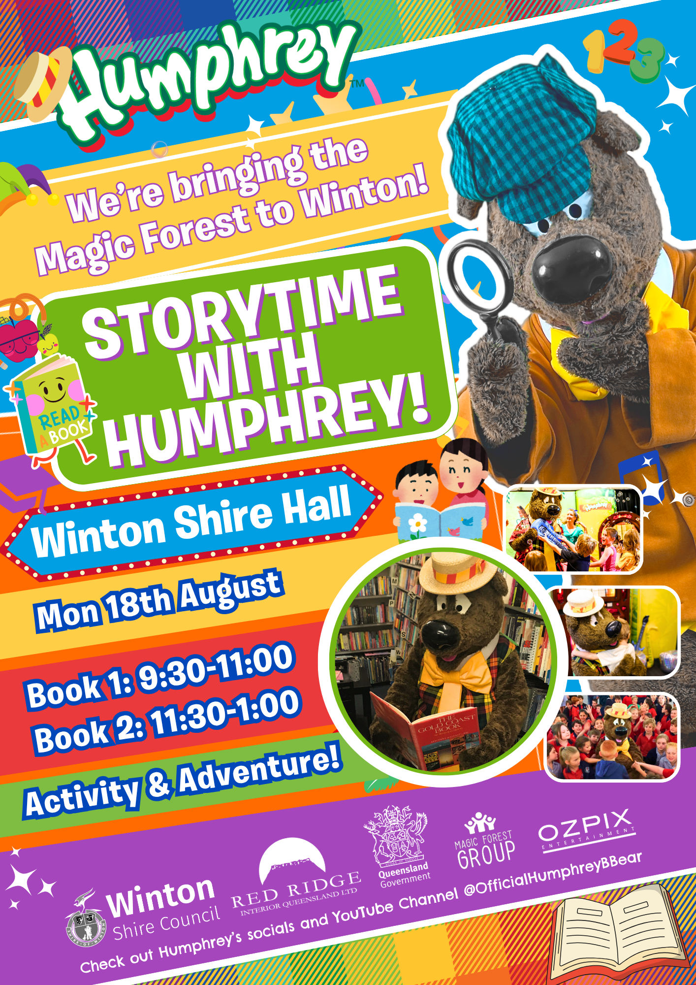 Story Time with Humphrey B. Bear